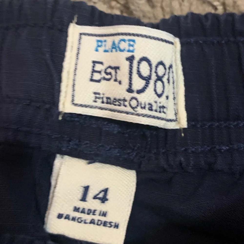 Boy’s The Children’s Place Navy Blue Cargo Shorts 14